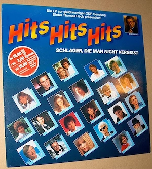 B LPS HITS HITS HITS DIETER THOMAS HECK Schlager die man nie vergisst 85 26394 Sampler Vinyl  Auslö