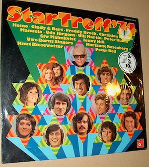 B LPS Startreff 74 Zugunsten Deutsche Altershilfe 1974 BASF 1021877-5 Langspielplatte Schallplatte V