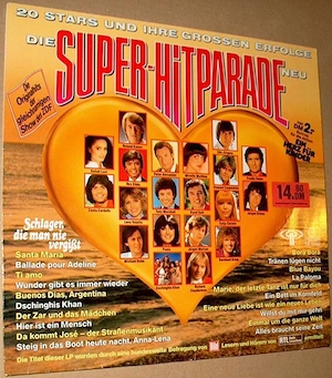 B LPS Super-Hitparade 20 Stars und ihre Erfolge 1982 Ariola 205066-557 Langspielplatte Sampler Vinyl