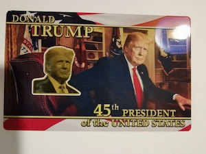 Goldmünze in Coincard "Donald" .999 Gold, 1 500 oz Auflage nur 50.000 Stück!
