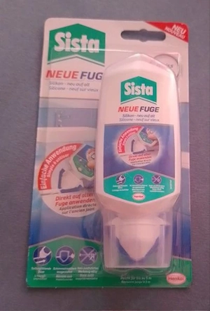 Sista   (Henkel) Neue Fuge Fugensanierung Silikon Fugenweiss 80ml weiss