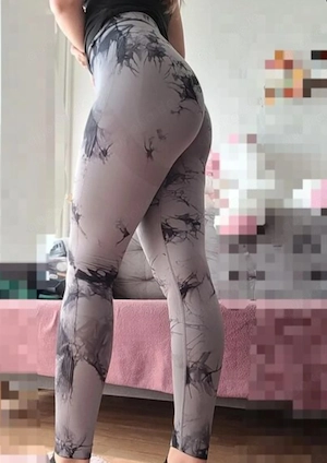 Damen Leggins gr.S Grau