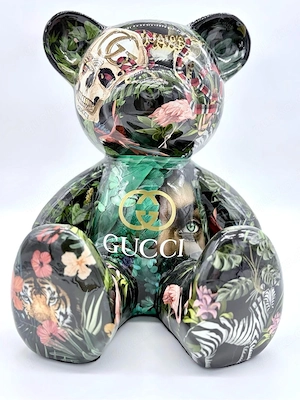 Pop Art zeitgenössische handgefertigte Kunst Gucci