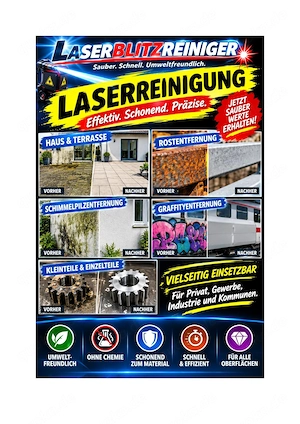 Ihre Sauberkeit in gelaserten Händen!!!