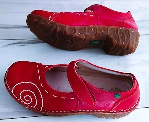 Damenschuhe "El Naturalista", Gr. 38, rot , sehr gut erhalten!
