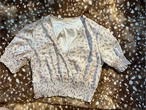 Buch Coppenhagen Bluse Gr. S Damen Pink mit Blumen Muster Vintage