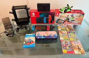 Nintendo Switch Konsole, Spiele & Zubehör Paket
