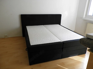 Boxspringbett, Liegefläche 180 x 200, mit pass.Matratzen 