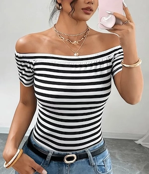 Tshirt schulterfrei 