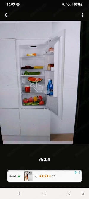 Amica Einbaukühlschrank EVKS 16175 