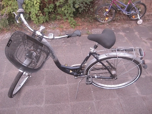 Diebstahl in Birkenheide Damen-Fahrrad m. Korb Damenrad Hanseatic