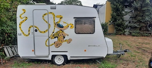 Gepflegter wohnwagen brasilia der wagen hat neuen tüv bekommen bis 2028