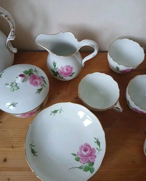 Kaffee service meissener rose