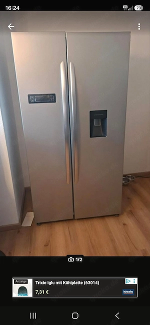 Amerikanische Kühlschrank mit Gefriertruhe