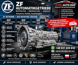  ZF 6HP 8HP 9HP Automatikgetriebe Reparatur Instandsetzung BMW Audi Porsche