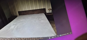 Rattanbett 180x200 mit nachtschränkchen 