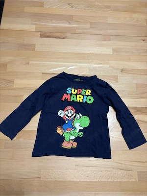 Jungen Sweatshirt   Langarm Shirt   Übergangspullover der Marke super Mario, Größe 104