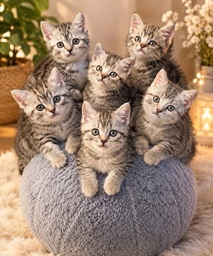 BKH Whiskaskitten silver tabby classic