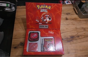 Nintendo Game Boy Advance Sp - Groudon Edition - Super PAK