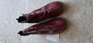 Rote Damen Stiefeletten neu Größe 38
