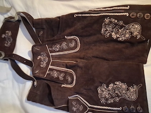 Original Lederhose aus Rinderleder