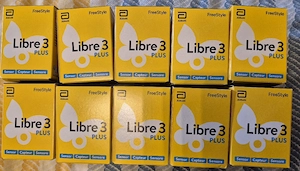 10 x Freestyle Libre 3 Plus Sensoren - von Abbott  - 10 Stück - OVP - NEU !!!- MDH ab 5-2027 - Paypa