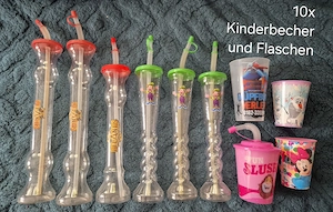 Kinderbecher und Flaschen 