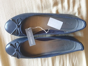 Damenschuhe; Marco Tozzi Navy Antic Blauw; Gr. 40