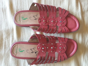 Damenschuhe; Footflex Komfortschuhe_Damen-Sandaletten; Gr. 40
