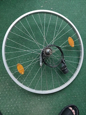 Kompletes 26 Zoll Hinterrad mit Sachs 3-Gang Nabenschaltung