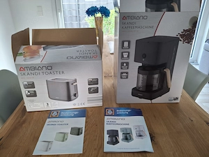 Kaffeemaschine + Toaster