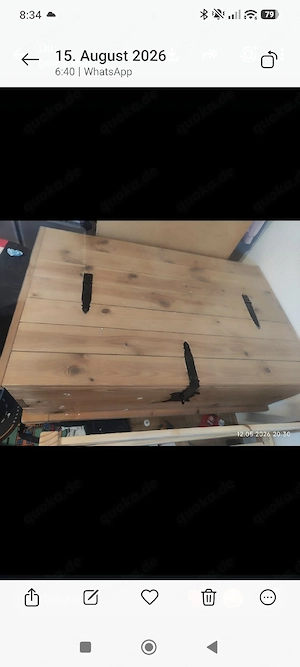 Holz Truhe groß 