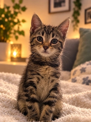 Main coon mix Kitten  