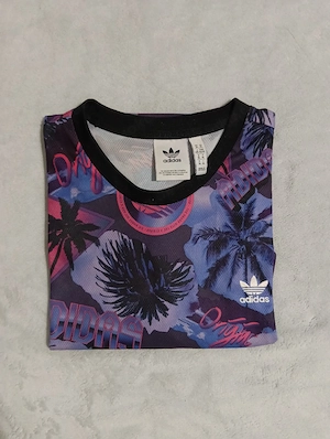 Adidas Special-Edition Palm-Print T-Shirt XL