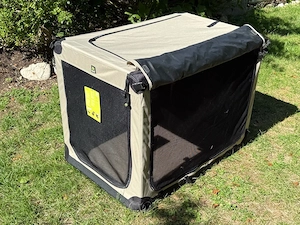 MAELSON  Hundebox faltbar Soft Kennel  | Beige - Größe: 105 (XL)
