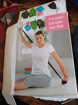Fitnessbänder 4 verschiedene Stärken 