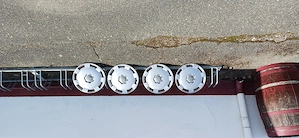 4 Radkappen Audi A3 8P0601147A Avussilber silber