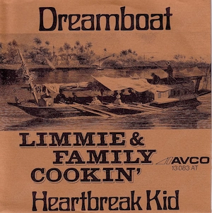 R Single LIMMIE & FAMILY COOKIN  DREAMBOOT Heartbreak Kid 1973 Schallplatte Vinyl Oldie 