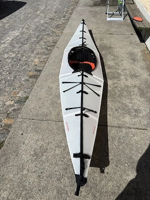 Faltkajak Oru Kayak Kajak mit Tragerucksack