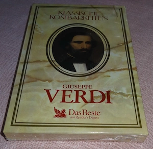 P MC Klassische Kostbarkeiten KKM 5925 Guiseppe Verdi 4 MC 1989 4 Klassik MusikKassetten Sammelbox G