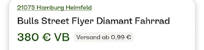 Bulls Street Flyer Diamant Fahrrad