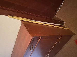 SCHUHSCHRANK   Dunkelbraun, Holz mit Schubladen & Türen