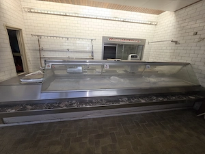 Kühltehke komplett ca 5 m Edelstahl, Glasfront