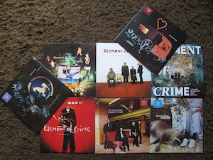 8 x Element of Crime - Schallplatten