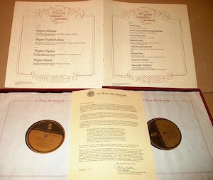 B The Franklin Mint 2-Plattenalbum Nr.21+22 Legendäre Opernstimmen Vesti la Giubba Classik Sammlung