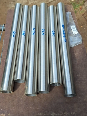 Edelstahl Rohre 42.4 mm