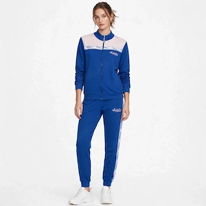 Australian Homewear Trainingsanzug Damen Gr. L - Blau   Rosa - Neu mit Etikett - Modell AF40