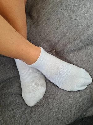 getragene Socken