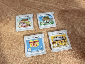 4x Nintendo 3DS Spiele im Set: Mario Bros. 2, Animal Crossing, etc.