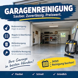Garagen ausräumen & reinigen   zuverlässig und gründlich